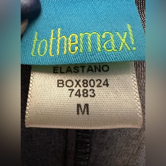 Tothemax! Navy denim ankle length trench coat jacket NWOT - Picture 6 of 9